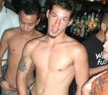 Pic of Carlos in video: Strip teabag